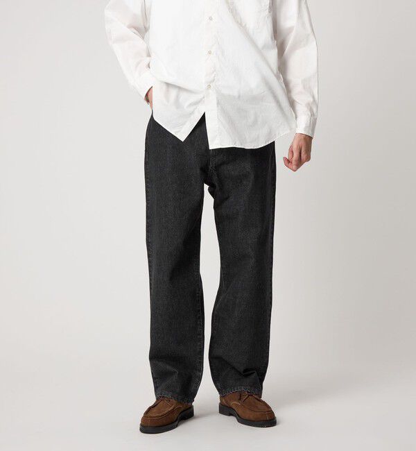 STEVEN ALAN「＜Steven Alan＞ 13.5oz デニム 5ポケット バギー テーパード パンツ」|デニム|