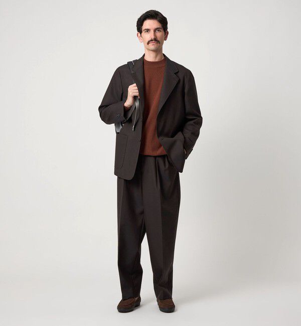 STEVEN ALAN「＜Steven Alan＞ ウール オックスフォード シングルブレステッド 2B ジャケット」|テーラードジャケット|