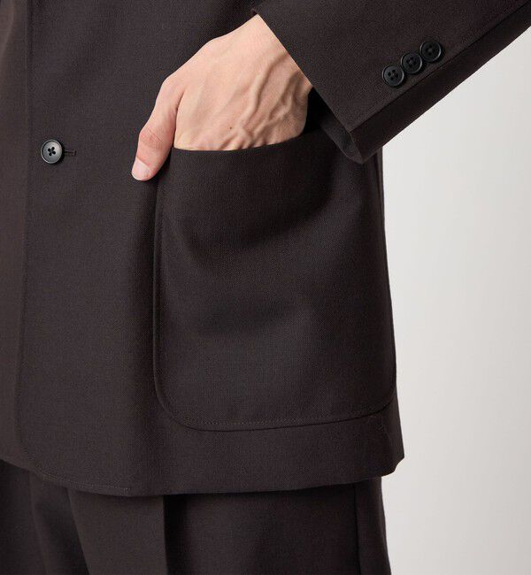 STEVEN ALAN「＜Steven Alan＞ ウール オックスフォード シングルブレステッド 2B ジャケット」|テーラードジャケット|