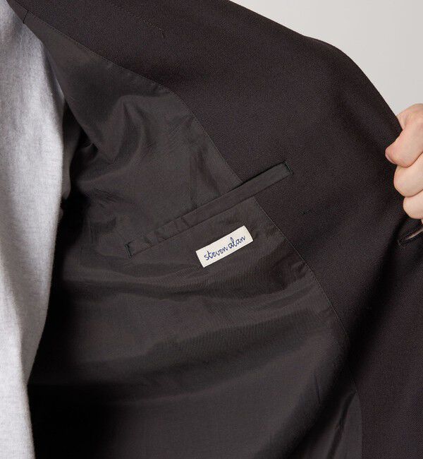 STEVEN ALAN「＜Steven Alan＞ ウール オックスフォード シングルブレステッド 2B ジャケット」|テーラードジャケット|