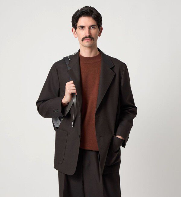 STEVEN ALAN「＜Steven Alan＞ ウール オックスフォード シングルブレステッド 2B ジャケット」|テーラードジャケット|