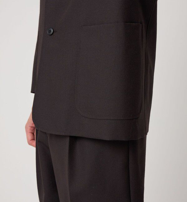 STEVEN ALAN「＜Steven Alan＞ ウール オックスフォード シングルブレステッド 2B ジャケット」|テーラードジャケット|