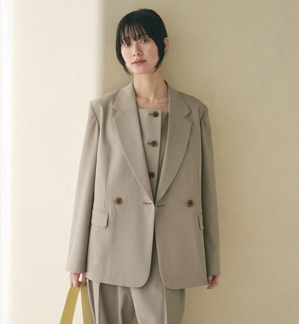 BEAUTY&YOUTH UNITED ARROWS「テーラード ダブルジャケット 吸水速乾 防シワ UV」|テーラードジャケット|