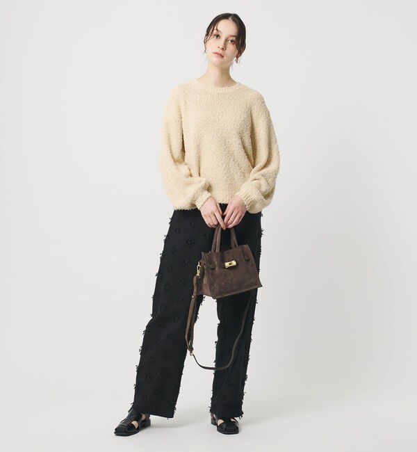 BEAUTY&YOUTH UNITED ARROWS「コットンブレンド シャギーニットプルオーバー」|ニット・セーター|