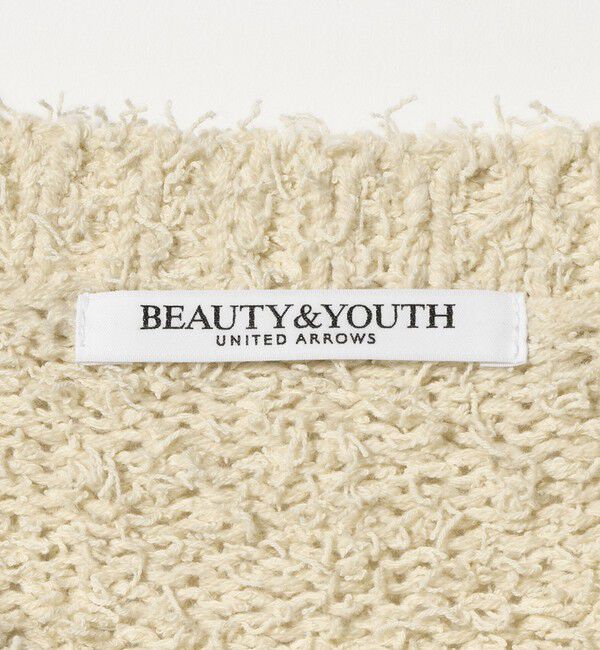BEAUTY&YOUTH UNITED ARROWS「コットンブレンド シャギーニットプルオーバー」|ニット・セーター|