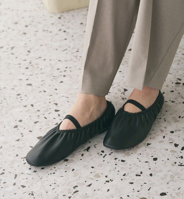 BEAUTY&YOUTH UNITED ARROWS「ギャザー バレエシューズ」|バレエシューズ|