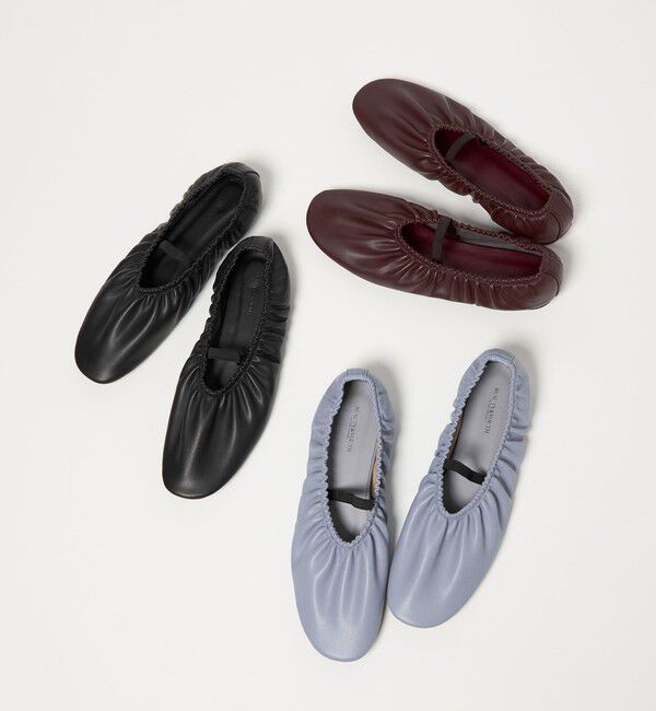 BEAUTY&YOUTH UNITED ARROWS「ギャザー バレエシューズ」|バレエシューズ|