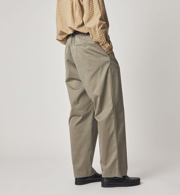 STEVEN ALAN「＜Steven Alan＞ ウエポン ニドム アーミー ノープリーツ トラウザーズ」|チノ|