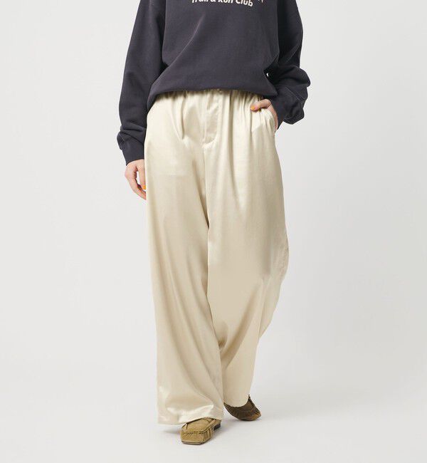 BEAUTY&YOUTH UNITED ARROWS「チンツゴム ワイドパンツ ウォッシャブル」|その他|