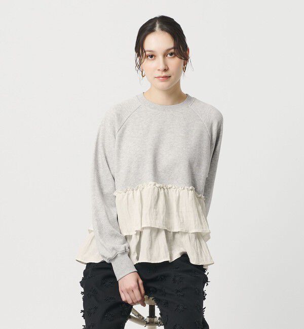 BEAUTY&YOUTH UNITED ARROWS「【WEB限定】ティアード スウェットプルオーバー」|スウェット・ジャージ|