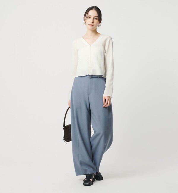 BEAUTY&YOUTH UNITED ARROWS「ソリッド＆チェック Vネック カーディガン」|カーディガン|