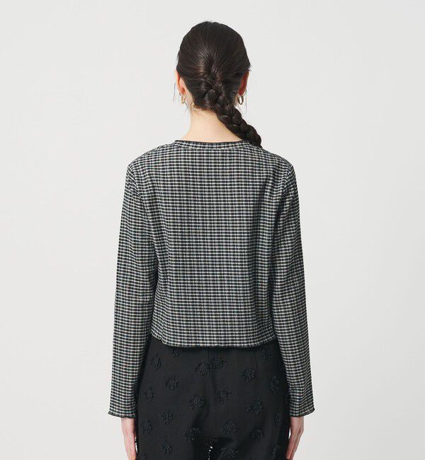 BEAUTY&YOUTH UNITED ARROWS「ソリッド＆チェック Vネック カーディガン」|カーディガン|