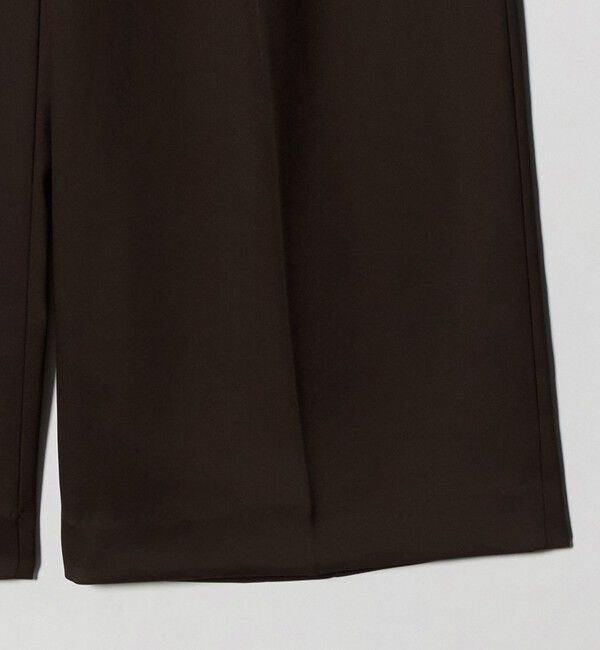 BEAUTY&YOUTH UNITED ARROWS「ポリエステル ドレープ 2タック ワイドパンツ ウォッシャブル」|チノ|