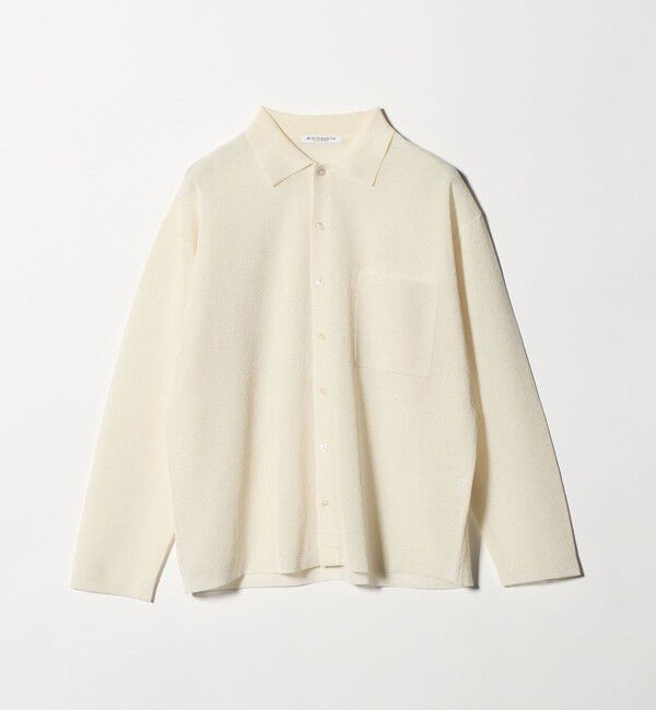 BEAUTY&YOUTH UNITED ARROWS「ミラノリブ シャツカーディガン ウォッシャブル」|カーディガン|OFF WHITE