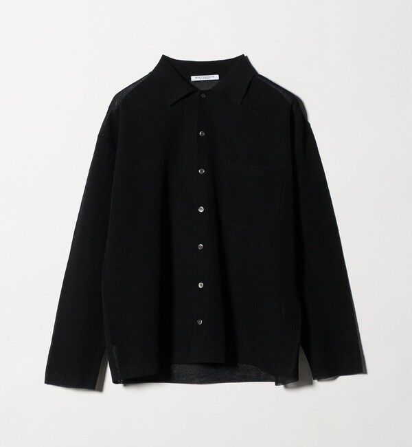 BEAUTY&YOUTH UNITED ARROWS「ミラノリブ シャツカーディガン ウォッシャブル」|カーディガン|BLACK