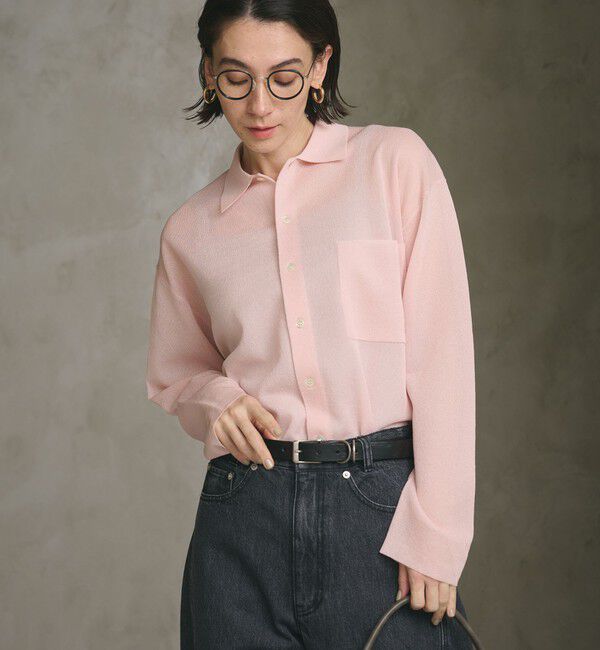 BEAUTY&YOUTH UNITED ARROWS「ミラノリブ シャツカーディガン ウォッシャブル」|カーディガン|