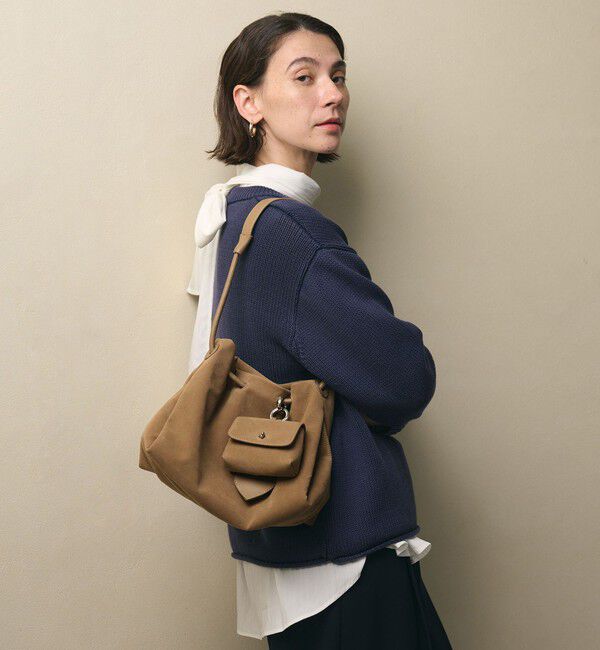 BEAUTY&YOUTH UNITED ARROWS「スエードライク チャーム ドロスト バッグ」|ショルダー・メッセンジャー|