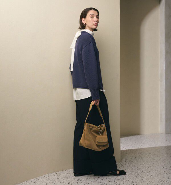 BEAUTY&YOUTH UNITED ARROWS「スエードライク チャーム ドロスト バッグ」|ショルダー・メッセンジャー|