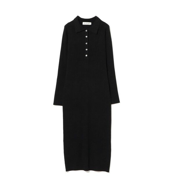 Ray BEAMS 「リブ ニット ポロ ワンピース」|ワンピース|