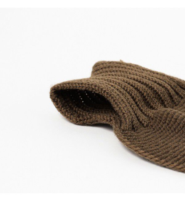 BEAMSBOY「段リブ チビ ストール」|マフラー|