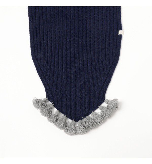 BEAMSBOY「タッセル リブ マフラー」|マフラー|