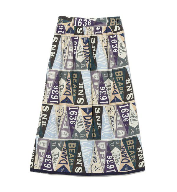 BEAMSBOY「ペナント プリント スカート」|スカート|