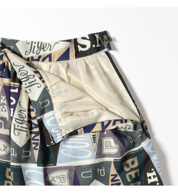 BEAMSBOY「ペナント プリント スカート」|スカート|