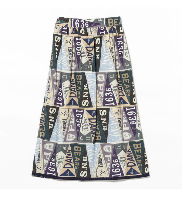 BEAMSBOY「ペナント プリント スカート」|スカート|