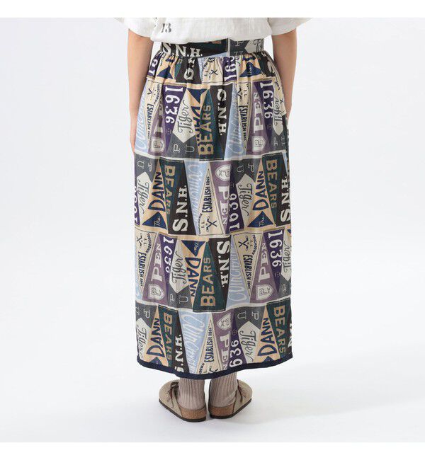 BEAMSBOY「ペナント プリント スカート」|スカート|