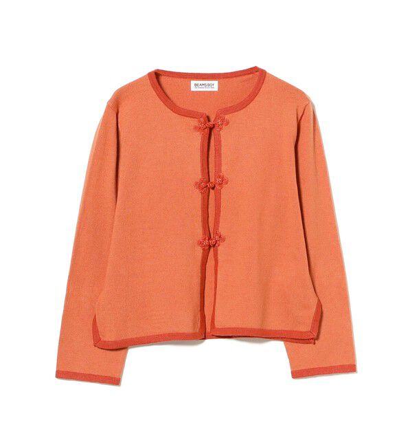 BEAMSBOY「12ゲージ チャイナ トリム カーディガン」|ニット・セーター|