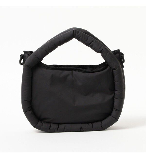 Ray BEAMS 「【WEB限定】HUNTER / フレイムド パファー ミディ ホーボー」|ハンドバッグ|