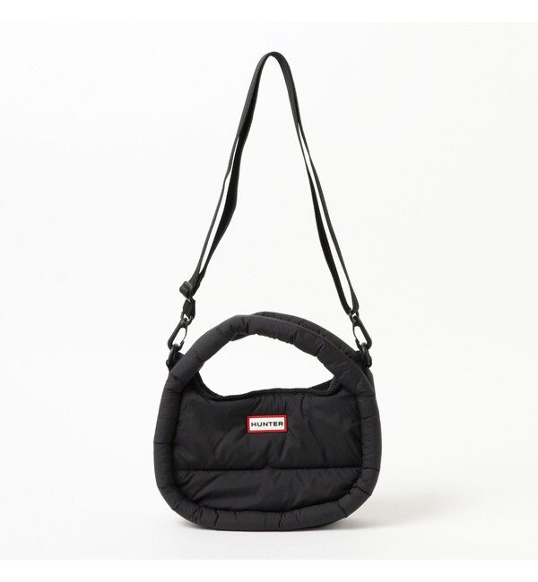 Ray BEAMS 「【WEB限定】HUNTER / フレイムド パファー ミディ ホーボー」|ハンドバッグ|