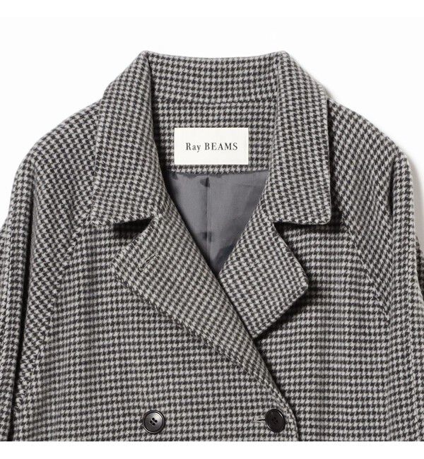 Ray BEAMS 「スタンドカラー ダブル コート」|その他|