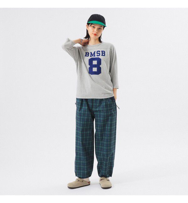 BEAMSBOY「テンジク フットボール 3/4 Tシャツ」|Tシャツ・カットソー|