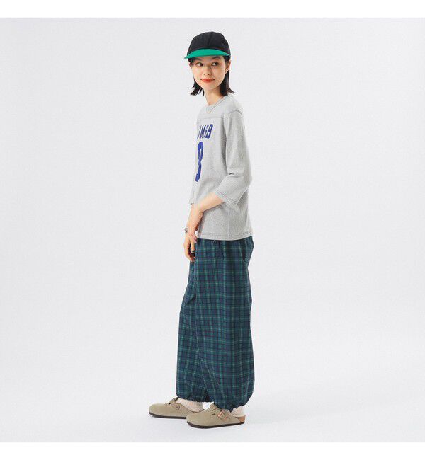 BEAMSBOY「テンジク フットボール 3/4 Tシャツ」|Tシャツ・カットソー|