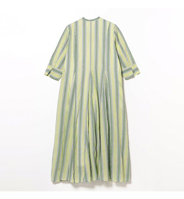 Demi-Luxe BEAMS 「ne Quittez pas / ボイル ストライプ パネル ワンピース」|ワンピース|