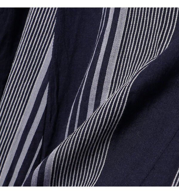 Demi-Luxe BEAMS 「ne Quittez pas / ボイル ストライプ パネル ワンピース」|ワンピース|