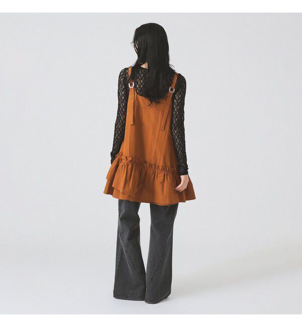 Ray BEAMS 「アシメフリルヘム キャミ ワンピース」|ワンピース|