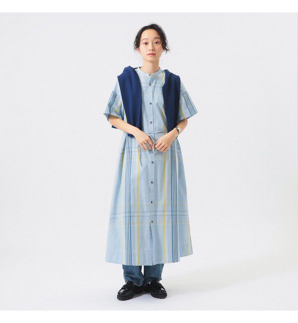 BEAMSBOY「ボーイ ビッグ タータン ワンピース」|ワンピース|