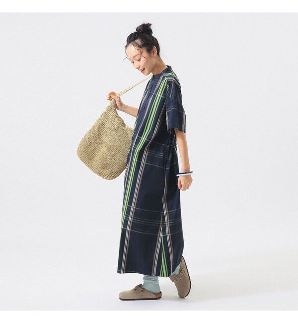 BEAMSBOY「ボーイ ビッグ タータン ワンピース」|ワンピース|