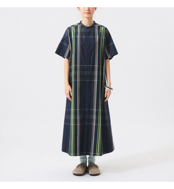 BEAMSBOY「ボーイ ビッグ タータン ワンピース」|ワンピース|