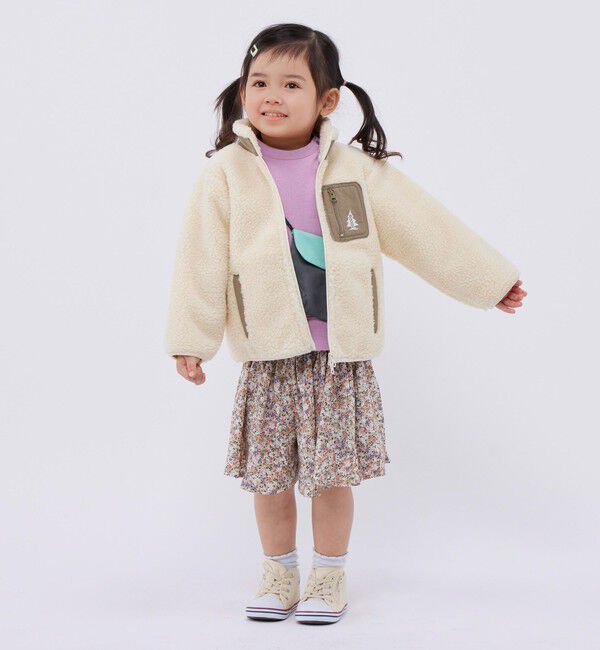 SHIPS Colors 「【SHIPS Colors別注】WOODS:スタンド ボア ブルゾン（80cm~130cm）」|その他|