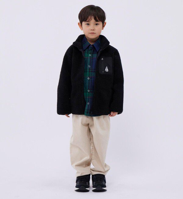 SHIPS Colors 「【SHIPS Colors別注】WOODS:スタンド ボア ブルゾン（80cm~130cm）」|その他|