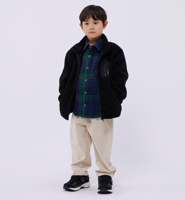 SHIPS Colors 「【SHIPS Colors別注】WOODS:スタンド ボア ブルゾン（80cm~130cm）」|その他|