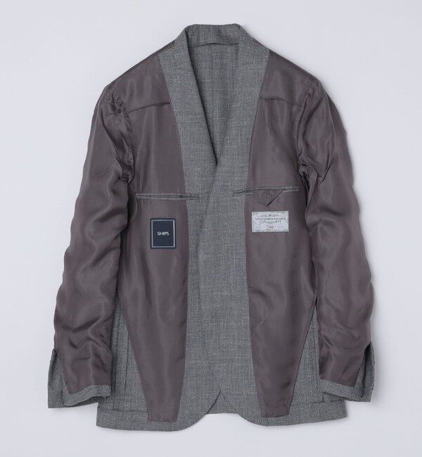 SHIPS「SHIPS: CANONICO シャークスキン ジャケット」|テーラードジャケット|