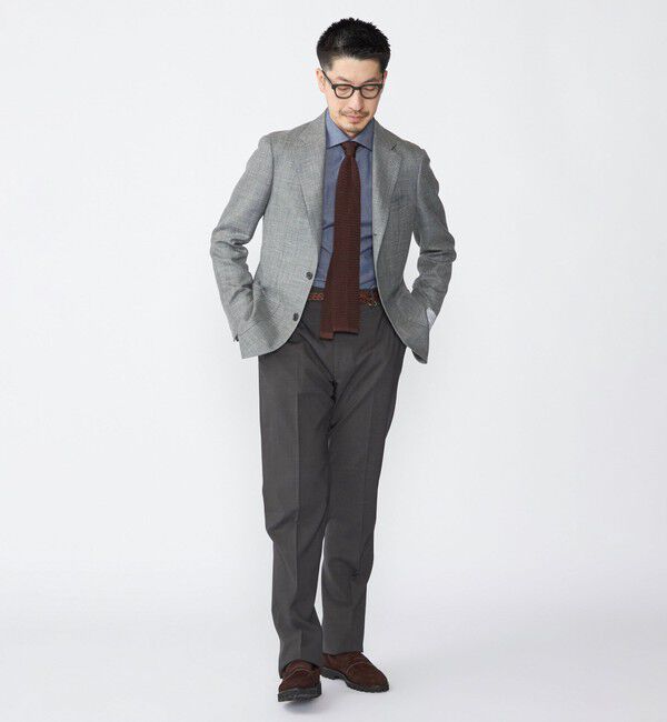 SHIPS「SHIPS: CANONICO シャークスキン ジャケット」|テーラードジャケット|