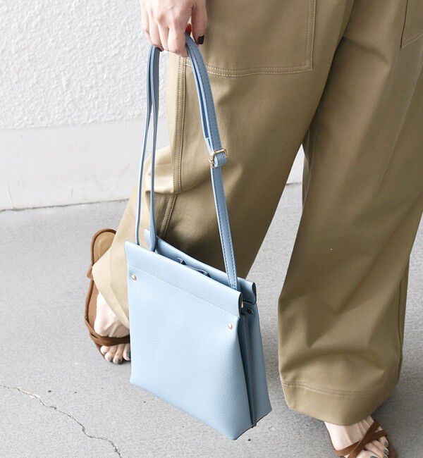 SHIPS any「SHIPS any: スタッズ スクエア ショルダー バッグ」|ショルダー・メッセンジャー|