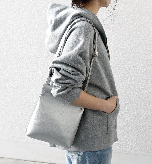 SHIPS any「SHIPS any: スタッズ スクエア ショルダー バッグ」|ショルダー・メッセンジャー|