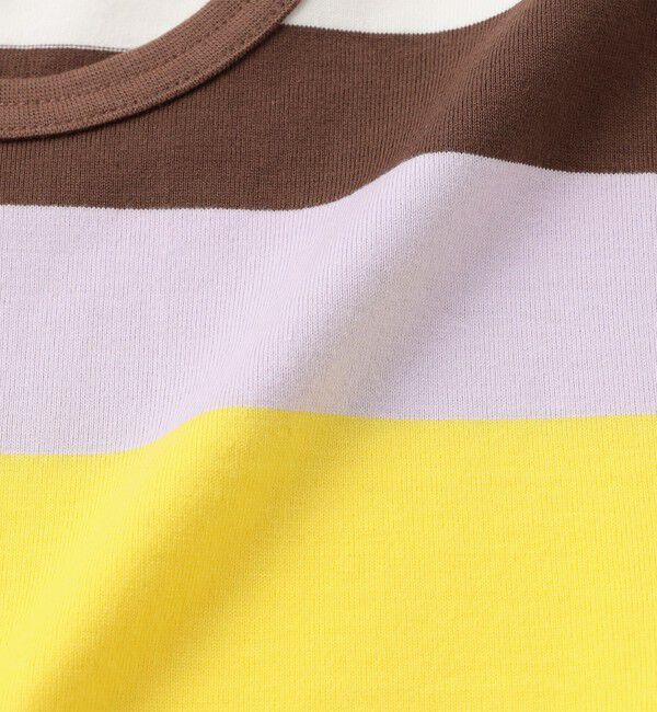 SHIPS KIDS「SHIPS KIDS:85～95cm/ マルチ ボーダー ロングスリーブ Tシャツ」|Tシャツ・カットソー|