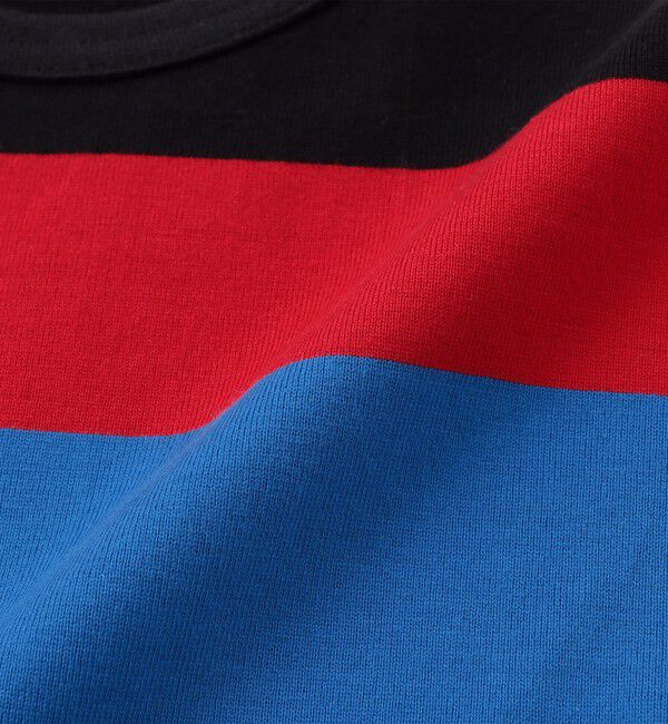 SHIPS KIDS「SHIPS KIDS:85～95cm/ マルチ ボーダー ロングスリーブ Tシャツ」|Tシャツ・カットソー|
